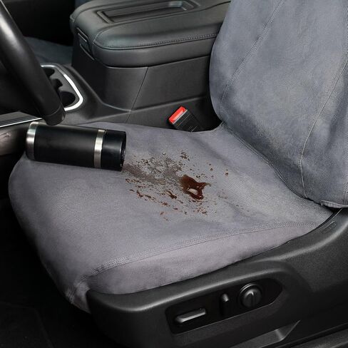 Covercraft Carhartt SeatSaver Custom Seat Covers | Fits 2024-2025 Toyota Tacoma | 1st Row Bucket Seats, Duckweave Gravel in Saudi Arabia