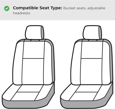 Covercraft Carhartt SeatSaver Custom Seat Covers | Fits 2024-2025 Toyota Tacoma | 1st Row Bucket Seats, Duckweave Gravel in Saudi Arabia