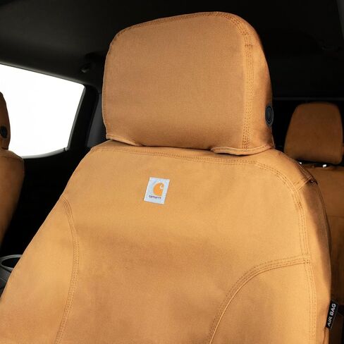 Covercraft Carhartt SeatSaver Custom Seat Covers | Fits 2024-2025 Toyota Tacoma | 1st Row Bucket Seats, Duckweave Gravel in Saudi Arabia