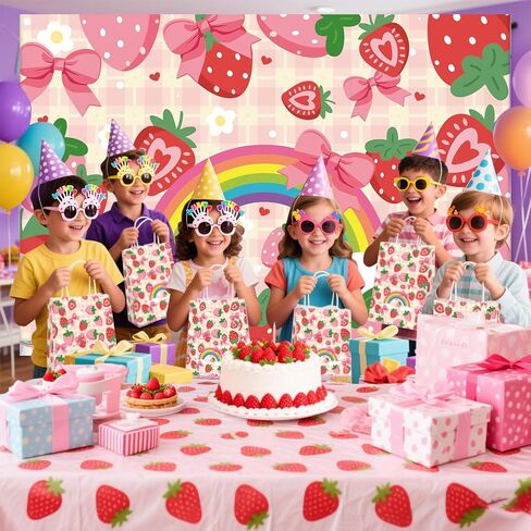 Pink Bow tie Backdrop Birthday Decorations, Anime Hello Cat Birthday Party Banner for Kids and Girls Kid Party Theme Supplies in Saudi Arabia