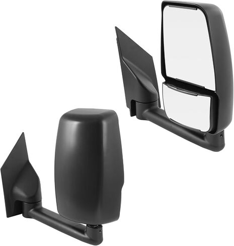 JDMSPEED Driver Side View Mirror Compatible with 2003-2017 for Chevy Express 1500/2500/3500 2003-2017 for GMC Savana 1500/2500/3500 Manual Adjustment Fold Non-Heated GM1320426 (Driver Side View) in Saudi Arabia