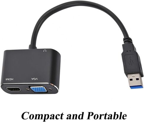 محول USB إلى HDMI ، كبل HDMI USB متعدد المراقب 1080P محول صوت الفيديو ، للكمبيوتر الشخصي ، الكمبيوتر المحمول لمراقبة ودعم Windows XP 7/8/8.1/10/11 in Saudi Arabia
