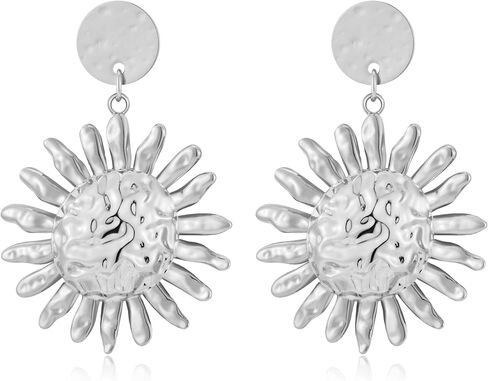 أقراط Gold Sun Dangle للمرأة in Kuwait