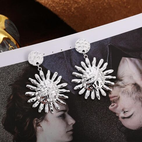 أقراط Gold Sun Dangle للمرأة in Kuwait