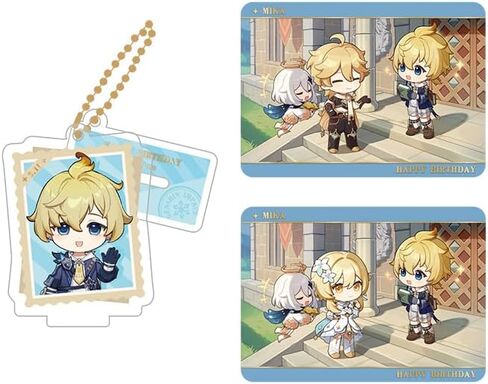 Genshin Impact Photo Photo Memories of Beautiful Momennts Series Acrylic Stand Stand Cheychain & Collectible Cards in Kuwait