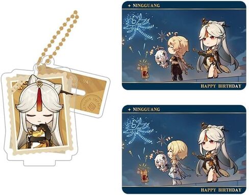 Genshin Impact Photo Photo Memories of Beautiful Momennts Series Acrylic Stand Stand Cheychain & Collectible Cards in Kuwait