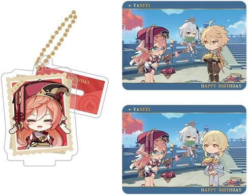 Genshin Impact Photo Photo Memories of Beautiful Momennts Series Acrylic Stand Stand Cheychain & Collectible Cards in Kuwait