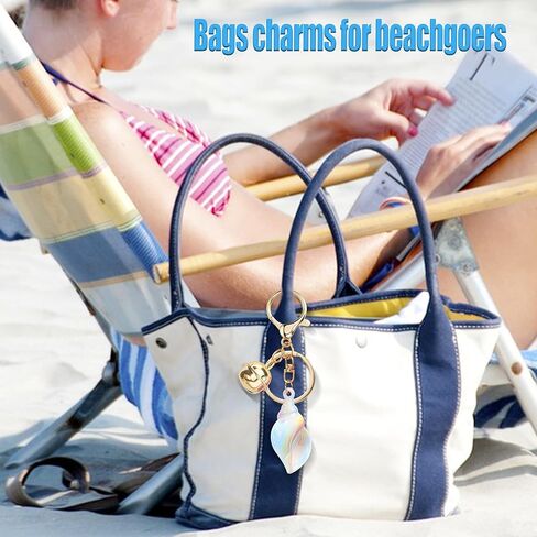 Suweibuke سلسلة مفاتيح لطيفة للمفاتيح/الأكياس ، هدية مثالية تحت عنوان الشاطئ ، سحر المحيط لعشاق الرياضة البحرية ، شاطئ البحر ، المسافر in Kuwait