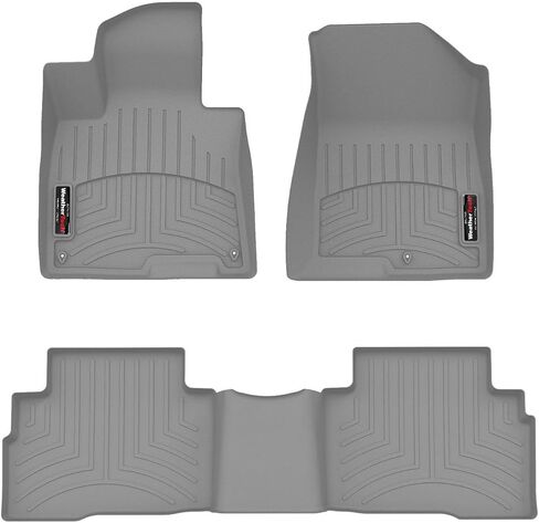Weathertech مخصص Floirliners ل Kia Sportage Hybrid-الصف الأول والثاني (441732-1-3) ، أسود in Kuwait