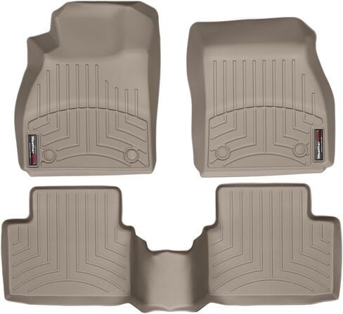 Weathertech مخصص FIRELLONers لشيفروليه ماليبو ، MALIBU LIMITED - 1ST و 2ND ROW (445221-444572) ، Black in Kuwait