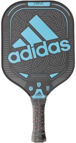 Adidas Drive Pickleball Paddle - سطح الألياف الزجاجية - مقوّد الكربون - بولي بروبيلين منخفض الكثافة - يتميز حزن Spinblade - المصمم للمبتدئين - USAPA معتمدة in Saudi Arabia
