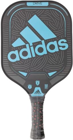 Adidas Drive Pickleball Paddle - سطح الألياف الزجاجية - مقوّد الكربون - بولي بروبيلين منخفض الكثافة - يتميز حزن Spinblade - المصمم للمبتدئين - USAPA معتمدة in Saudi Arabia