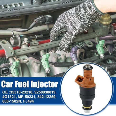 ACROPIX Car Fuel Injector Nozzle Replacement Fit for Hyundai Elantra 2.0L 1999-2001 No.35310-23210 - Pack of 4 in Saudi Arabia
