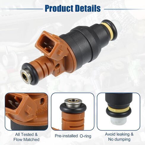 ACROPIX Car Fuel Injector Nozzle Replacement Fit for Hyundai Elantra 2.0L 1999-2001 No.35310-23210 - Pack of 4 in Saudi Arabia
