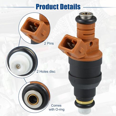 ACROPIX Car Fuel Injector Nozzle Replacement Fit for Hyundai Elantra 2.0L 1999-2001 No.35310-23210 - Pack of 4 in Saudi Arabia