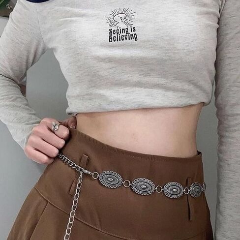 Western Concho-Belt-Belt-Women Cowgirl Metal Belts in Kuwait