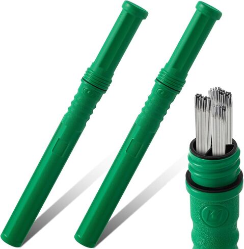 Tandefio 2pcs تخزين قضيب اللحام 40 بوصة تخزين قضيب Tig Canisters لحام القطب الحاوية القضيب مقاوم للماء (الأزرق) in Kuwait