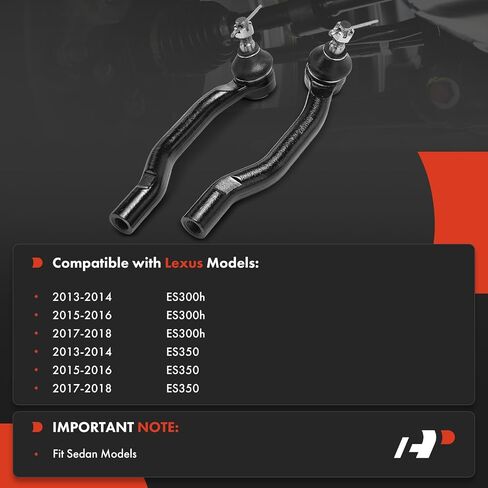 A-Premium 2 × نهايات الربط الخارجية الأمامية ، متوافق مع لكزس ES300H ، ES350 ، 2013 2014 2015 2017 2017 2018 in Saudi Arabia