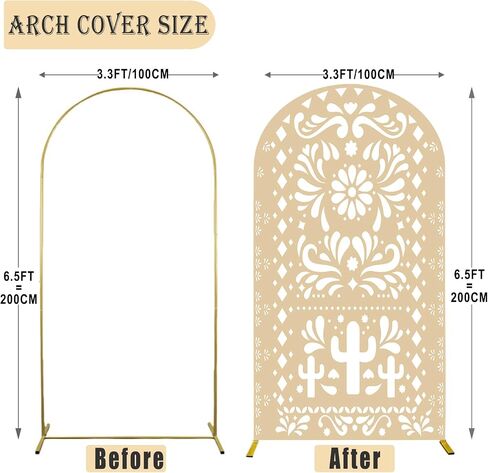Sensfun Cielito Lindo Arch Backdrop Cover Decord Photo Photo Decord ، جولة ثنائية من الجوانب أعلى أغطية قوس خلفية من طراز Chiara لزفاف حفل زفاف BDAY BADE in Saudi Arabia