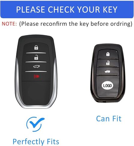 Key Fob Cover for Toyota Soft TPU Car Smart Keys Case in Kuwait
