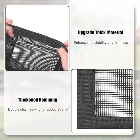 Driveway Net for Kids Safety - Lutico 36’ Wide 40" Tall Driveway Guard with High Visibility Reflective Tape Strip, Driveway Net to Stop Basketballs, Easy to Install, Enjoy The Yard, Driveway Safety in Kuwait