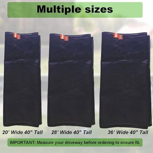 Driveway Net for Kids Safety - Lutico 36’ Wide 40" Tall Driveway Guard with High Visibility Reflective Tape Strip, Driveway Net to Stop Basketballs, Easy to Install, Enjoy The Yard, Driveway Safety in Kuwait