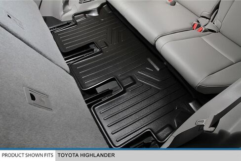 Smartliner Custom Fit Floor Mats 3rd Row Liner for 2014-2019 Toyota Highlander in Saudi Arabia