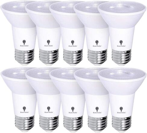 4 Pack PAR20 LED Flood Dusk to Dawn Light Bulbs Outdoor Photocell Sensor 8W 65 Watt Equivalent 700Lumens Waterproof E26 5000K Cool White Super Bright Auto On/Off Security Spotlight Indoor/Outdoor in Saudi Arabia