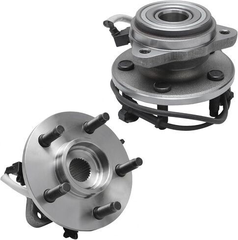 Detroit Axle - 4WD Front Wheel Hubs for Ford Ranger Explorer Sport Trac Mercury Mountaineer Mazda B4000 Replacement 2 Wheel Hubs Assembly ، Pair Hubs in Saudi Arabia