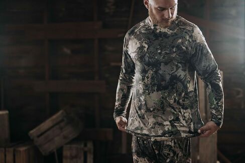 Muddy Outdoors Men's TRX Base Layer Shirt Mossy Oak Bottomland Large in Saudi Arabia