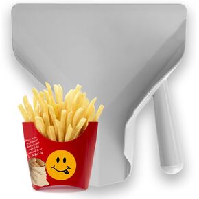 TCPENG® French Fry Scoop, French Fry Bagger Scoop, Popcorn Scoop for Popcorn Machine, Commercial Fry Bagger Scooper, Food French Fries Shovel Fry Scoop