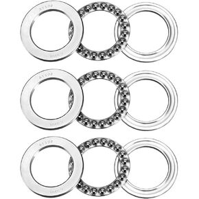 uxcell 51103 Thrust Ball Bearings 17mm x 30mm x 9mm Chrome Steel ABEC3 Single Row Roller 3pcs in Kuwait