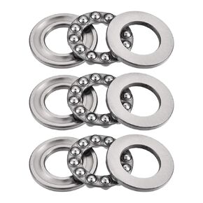 uxcell 51203 Thrust Ball Bearings 17mm x 35mm x 12mm Chrome Steel Single Direction 3pcs
