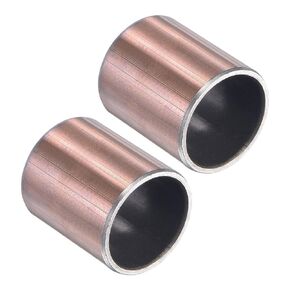 uxcell Sleeve Bearing 3/4" Bore x 7/8" OD x 3/4" Length Plain Bearings Wrapped Oilless Bushings 4pcs Self-Lubricating for Industry Equipment