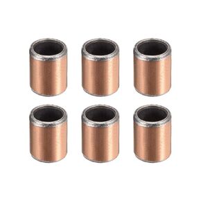 uxcell Sleeve Bearing 8mm Bore x 10mm OD x 15mm Length Plain Bearings Wrapped Oilless Bushings 6pcs