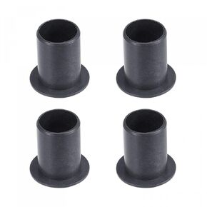 uxcell Flanged Sleeve Bearings 8mm Bore 10mm OD 10mm Length POM Wrapped Oilless Bushings Black 4pcs
