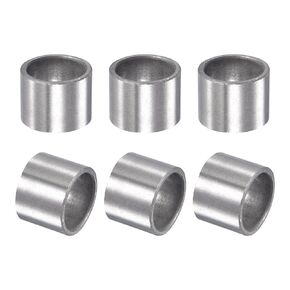 uxcell Sleeve Bearings 15mm Bore 20mm OD 15mm Length Sintered Iron Self-Lubricating Bushings 6pcs