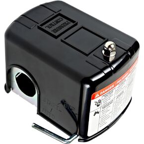 Red Lion 30-50 PSI M4 Low Pressure Pump Protection Cut-Off Switch for Well Pumps and Jet Pumps, Black, 640134
