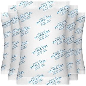 O2frepak 5 Gram(200Packs) Food Grade Moisture Absorbers Silica Gel Packs Desiccant for Storage,Food Safe Dessicant Silica Gel Packets for Moisture Storage Control