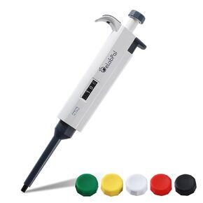 0.5-10μl Adjustable Volume Pipette, Lab Single Channel Micropipette, 10μl High Precision Pipettor Autoclavable