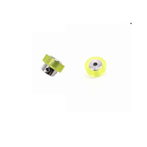 2PCS Industrial Encoder Meter Measuring Roller Rubber Wheel Wear-Resistant Polyurethane Synchronizer Wheel for Rotary Encoder (Perimeter 300mm(Hole Diameter 6mm))