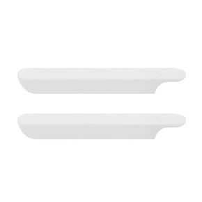 uxcell Corundum Alumina Crucible Boat 2.7ml Sample Holder Furnaces 72x12.5x8mm 2pcs