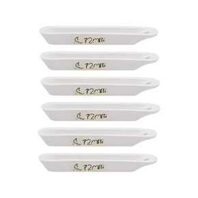 uxcell 45% Alumina Crucible Boat 1.8ml Sample Holder Furnaces 72x11x9mm 6pcs