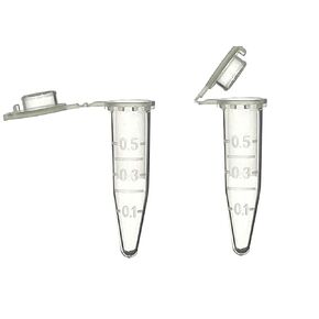 MUHWA 1000PCS Polypropylene Graduated Microcentrifuge Tube with Snap Cap, 0.5ml Capacity Microtubes (Purple)