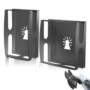 Square Slot Cutter, 2PCS Stainless Square Slot Cutter Rectangle Slot Cutter, Socket Slot Cutter Carving One Step in Place BLACKJCH01 0