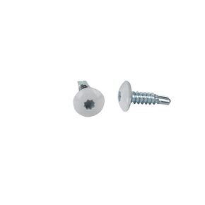 Self Tapping Screws/Self Tapping Sheet Metal Screws for Cargo Trailer Exterior Screws OEM #10 x 3/4 Enclosed Trailer Screws-150 Pack(White)
