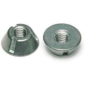 Anti Theft Security Nuts, Tamper Resistant Tri Groove Nut, Zinc-Plated Steel (25, 5/16"-18) in Kuwait