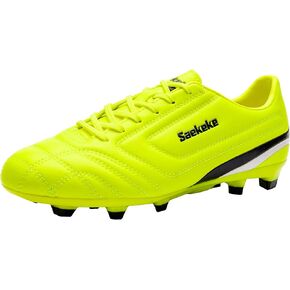Soccer Shoes FG/AG Boys Girls Football Cleats for Unisex-Kids