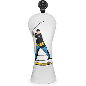 Barudan Golf Funny Golf Head Covers Premium Funny Driver Headcover, 3 Wood Headcover (Fairway Wood Head Cover), Hybrid Headcover fits for All Brand