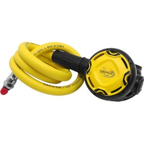 SK10 Octopus - 36" Yellow Hose Included, Scuba Diving 2nd Stage Regulator - Ideal Back-up for Emergency